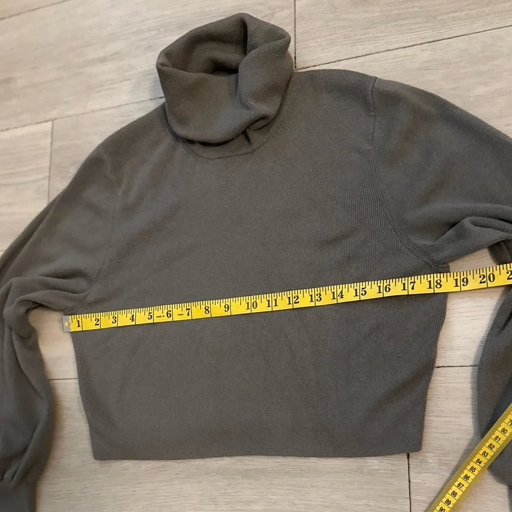 Wilfred Wool/Cotton‎ blend Brown Turtleneck Sweater Large - Picture 5 of 8